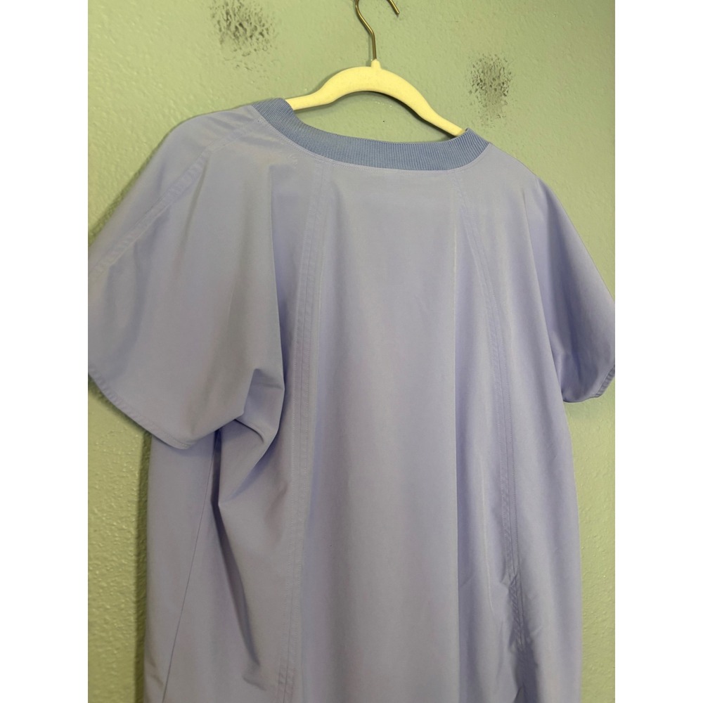 Athleta Zephyr V-Neck Top Lavender Purple Short Sleeve Size Medium - Picture 7 of 10